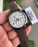Buy Shop Hugo Boss Spirit White Dial Brown Nylon Strap Watch for Men - 1513690 USA Online