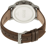 Buy Shop Hugo Boss Spirit White Dial Brown Nylon Strap Watch for Men - 1513690 USA Online