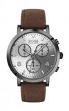 Buy Shop Hugo Boss Spirit White Dial Brown Nylon Strap Watch for Men - 1513690 USA Online