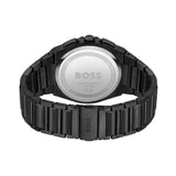 Buy Shop Hugo Boss Steer Analog Black Dial Black Steel Strap Watch For Men - 1514068 USA Online