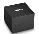 Buy Shop Hugo Boss Steer Chronograph Blue Dial Silver Steel Strap Watch For Men - 1514048 USA Online