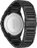Buy Shop Hugo Boss Steer Chronograph Brown Dial Black Steel Strap Watch For Men - 1514043 USA Online