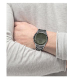 Buy Shop Hugo Boss Steer Chronograph Grey Dial Grey Steel Strap Watch For Men - 1514045 USA Online