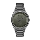 Buy Shop Hugo Boss Steer Chronograph Grey Dial Grey Steel Strap Watch For Men - 1514045 USA Online