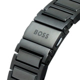 Buy Shop Hugo Boss Steer Chronograph Quartz Grey Dial Grey Steel Strap Watch For Men - 1513996 USA Online