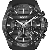 Buy Shop Hugo Boss Strike Chronograph Black Dial Black Rubber Strap Watch for Men - 1514289 USA Online