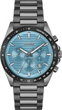 Buy Shop Hugo Boss Strike Chronograph Blue Dial Black Steel Strap Watch for Men - 1514242 USA Online