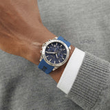 Buy Shop Hugo Boss Strike Chronograph Blue Dial Blue Rubber Strap Watch for Men - 1514239 USA Online