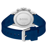 Buy Shop Hugo Boss Strike Chronograph Blue Dial Blue Rubber Strap Watch for Men - 1514239 USA Online
