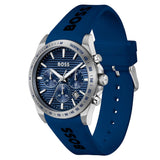 Buy Shop Hugo Boss Strike Chronograph Blue Dial Blue Rubber Strap Watch for Men - 1514239 USA Online