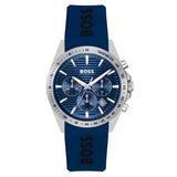 Buy Shop Hugo Boss Strike Chronograph Blue Dial Blue Rubber Strap Watch for Men - 1514239 USA Online