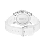 Buy Shop Hugo Boss Strike Chronograph Blue Dial White Rubber Strap Watch for Men - 1514238 USA Online