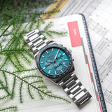 Buy Shop Hugo Boss Strike Chronograph Green Dial Silver Steel Strap Watch for Men - 1514241 USA Online