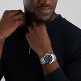 Buy Shop Hugo Boss Strike Limited Edition Blue Dial Silver Steel Strap Watch for Men - 1514205 USA Online
