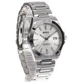 Buy Shop Hugo Boss Strike Silver Dial Silver Steel Strap Watch for Men - 1514176 USA Online
