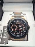 Buy Shop Hugo Boss Supernova Black Dial Two Tone Steel Strap Watch for Men - 1513358 USA Online