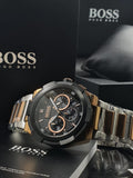 Buy Shop Hugo Boss Supernova Black Dial Two Tone Steel Strap Watch for Men - 1513358 USA Online