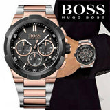 Buy Shop Hugo Boss Supernova Black Dial Two Tone Steel Strap Watch for Men - 1513358 USA Online