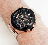 Buy Shop Hugo Boss Supernova Black Dial Two Tone Steel Strap Watch for Men - 1513358 USA Online