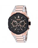 Buy Shop Hugo Boss Supernova Black Dial Two Tone Steel Strap Watch for Men - 1513358 USA Online