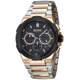 Buy Shop Hugo Boss Supernova Black Dial Two Tone Steel Strap Watch for Men - 1513358 USA Online