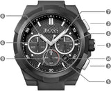 Buy Shop Hugo Boss Supernova Black Dial Two Tone Steel Strap Watch for Men - 1513368 USA Online