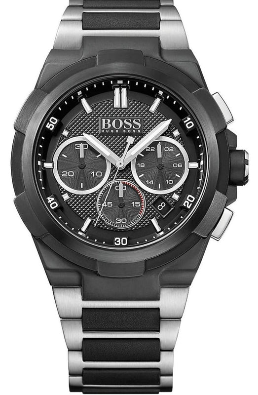 Buy Shop Hugo Boss Supernova Black Dial Two Tone Steel Strap Watch for Men - 1513368 USA Online