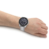 Buy Shop Hugo Boss Supernova Chronograph Black Dial Silver Steel Strap Watch for Men - 1513359 USA Online