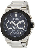 Buy Shop Hugo Boss Supernova Chronograph Black Dial Silver Steel Strap Watch for Men - 1513359 USA Online
