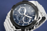 Buy Shop Hugo Boss Supernova Chronograph Blue Dial Silver Steel Strap Watch for Men - 1513360 USA Online