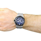Buy Shop Hugo Boss Supernova Chronograph Blue Dial Silver Steel Strap Watch for Men - 1513360 USA Online