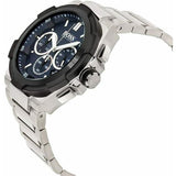 Buy Shop Hugo Boss Supernova Chronograph Blue Dial Silver Steel Strap Watch for Men - 1513360 USA Online