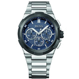 Buy Shop Hugo Boss Supernova Chronograph Blue Dial Silver Steel Strap Watch for Men - 1513360 USA Online