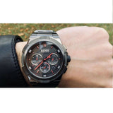 Buy Shop Hugo Boss Supernova Grey Dial Grey Steel Strap Watch for Men - 1513361 USA Online