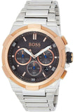 Buy Shop Hugo Boss Supernova Grey Dial Silver Steel Strap Watch for Men - 1513362 USA Online
