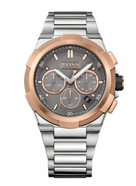 Buy Shop Hugo Boss Supernova Grey Dial Silver Steel Strap Watch for Men - 1513362 USA Online