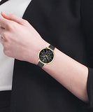 Buy Shop Hugo Boss Symphony Black Dial Black Mesh Bracelet Watch for Women - 1502601 USA Online