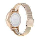 Buy Shop Hugo Boss Symphony Grey Dial Gold Mesh Bracelet Watch for Women - 1502424 USA Online