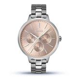 Buy Shop Hugo Boss Symphony Red Gold Dial Silver Steel Strap Watch for Women- 1502421 USA Online