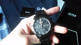 Buy Shop Hugo Boss Talent Black Ceramic Dial Black Steel Strap Watch for Men - 1513581 USA Online
