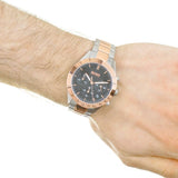 Buy Shop Hugo Boss Talent Black Dial Two Tone Steel Strap Watch for Men - 1513584 USA Online