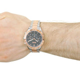 Buy Shop Hugo Boss Talent Black Dial Two Tone Steel Strap Watch for Men - 1513584 USA Online