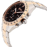 Buy Shop Hugo Boss Talent Black Dial Two Tone Steel Strap Watch for Men - 1513584 USA Online