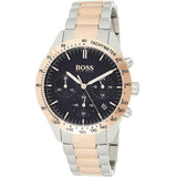 Buy Shop Hugo Boss Talent Black Dial Two Tone Steel Strap Watch for Men - 1513584 USA Online