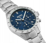 Buy Shop Hugo Boss Talent Blue Dial Silver Steel Strap Watch for Men - 1513582 USA Online