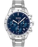 Buy Shop Hugo Boss Talent Blue Dial Silver Steel Strap Watch for Men - 1513582 USA Online