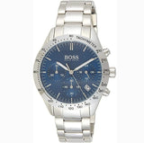 Buy Shop Hugo Boss Talent Blue Dial Silver Steel Strap Watch for Men - 1513582 USA Online