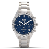 Buy Shop Hugo Boss Talent Blue Dial Silver Steel Strap Watch for Men - 1513582 USA Online