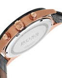 Buy Shop Hugo Boss Talent Chronograph Black Dial Black Leather Strap Watch For Men - 1513580 USA Online
