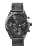 Buy Shop Hugo Boss Talent Gunmetal Dial Grey Mesh Bracelet Watch for Men - 1513637 USA Online